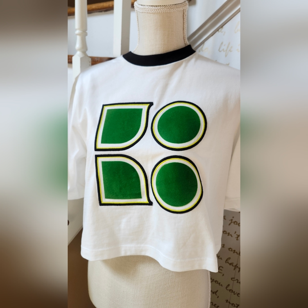 Kate Spade Kids Tee with Green and Black Accents